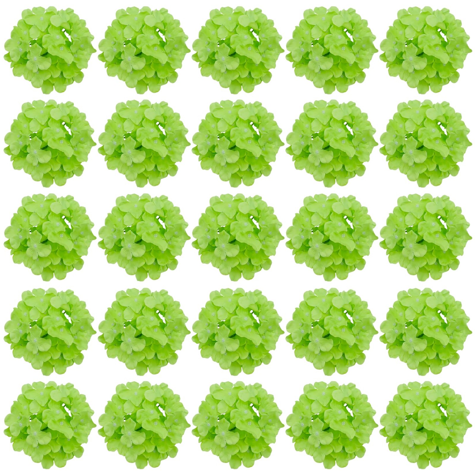 30 Pcs Silk Hydrangea Heads Artificial Flowers Heads and Stems Fake Hydrangea…