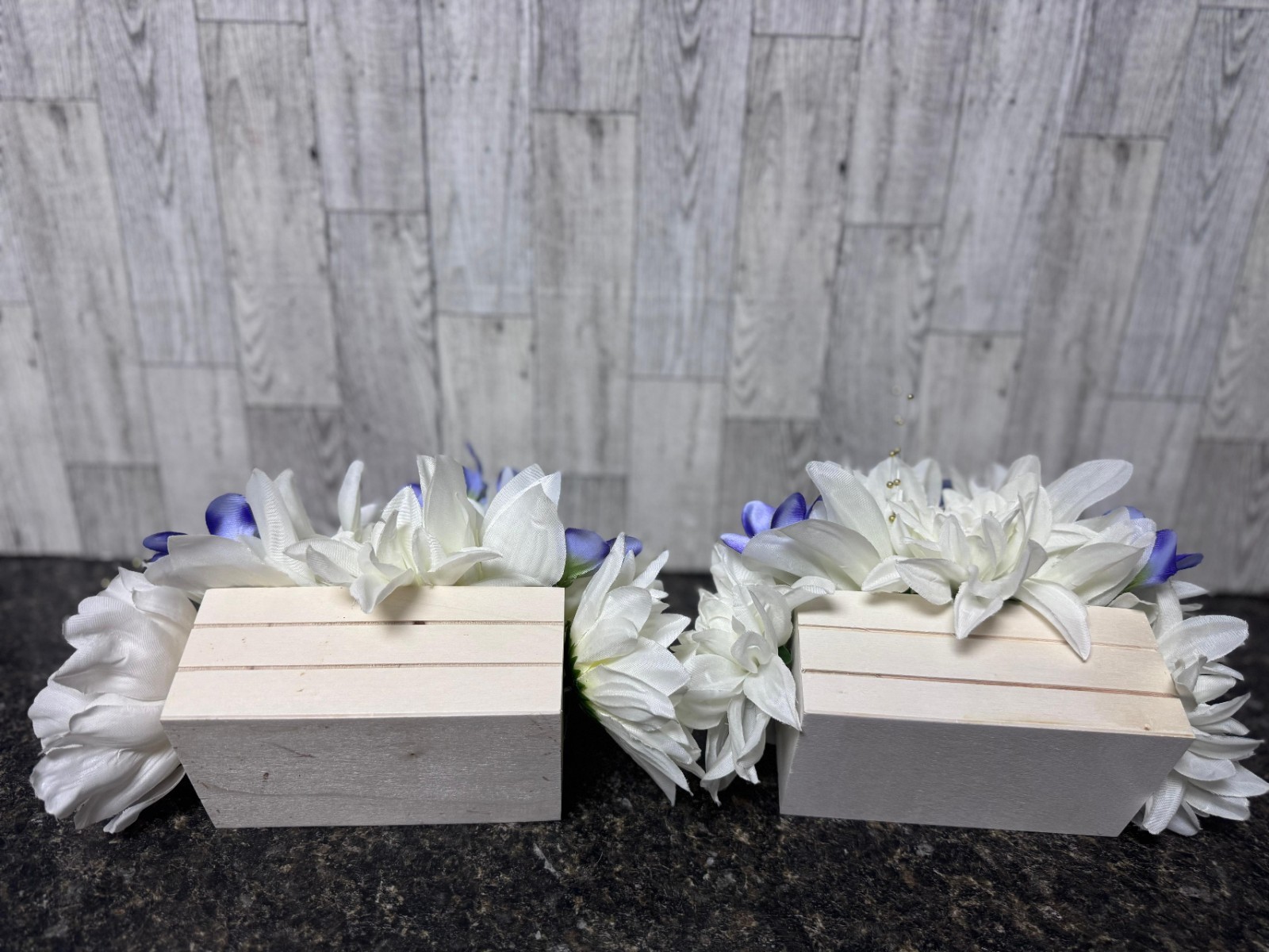 Flower Table Centerpieces – Set of 6 Floral Arrangement Artificial Wedding