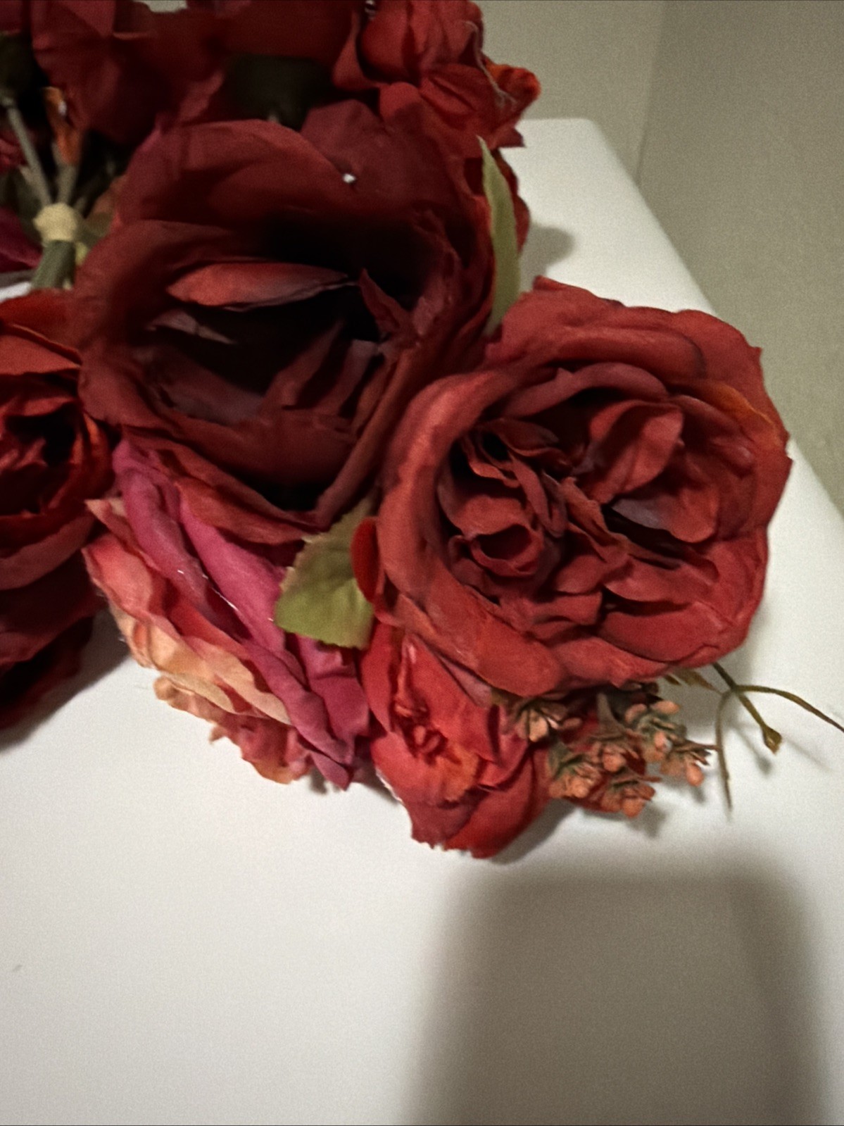 ASHLAND FALL 6 BOUQUET SET ROSS & RANUNCULUS Bouquet Home Party Decor