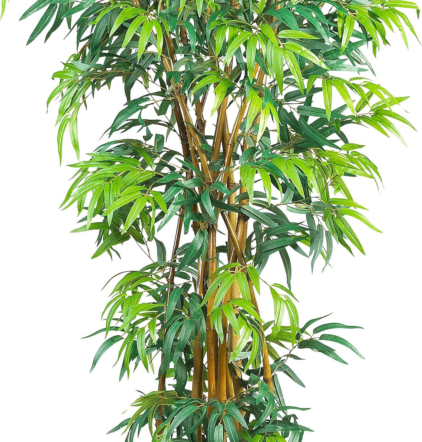 Lifelike 6Ft Curved Bamboo Silk Tree – Perfect for Home or Office Decor