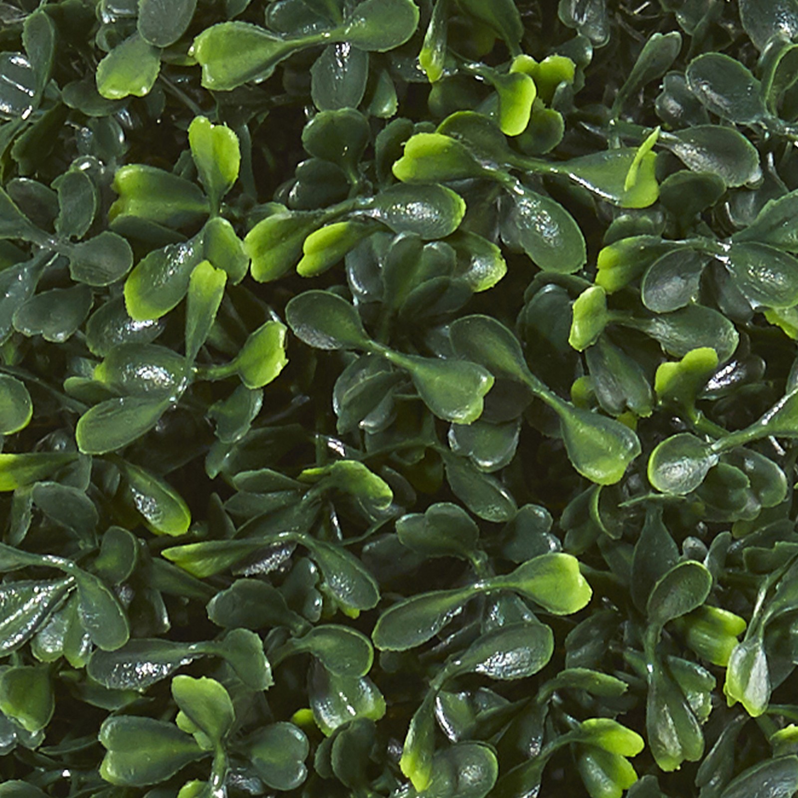Indoor/Outdoor 13″ Boxwood Topiary Artificial Plant UV Resistant in Green/Black