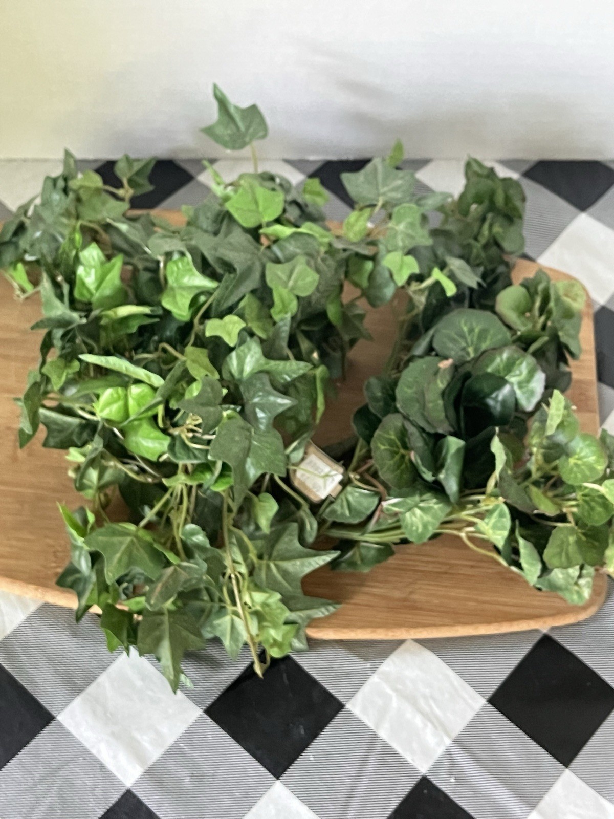 3 Artificial Silk Faux Green Ivy Plant Pick Stem Bunch Approx 14″ Inches