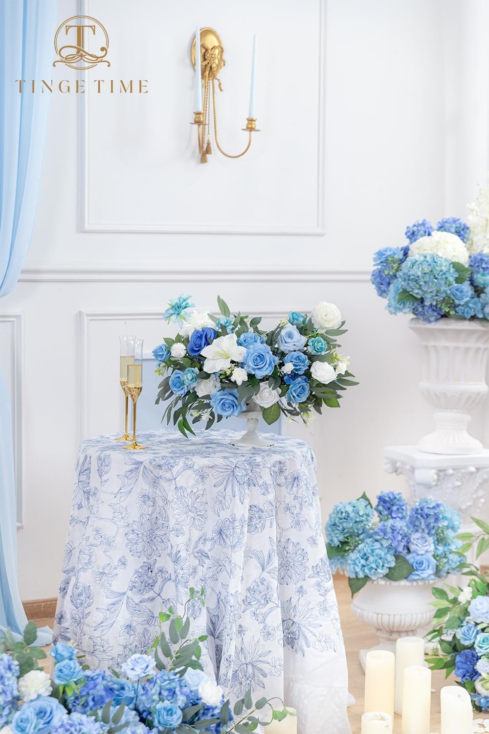 Artificial Flower Combo for DIY Wedding Bouquets, Centerpieces & Home Decor