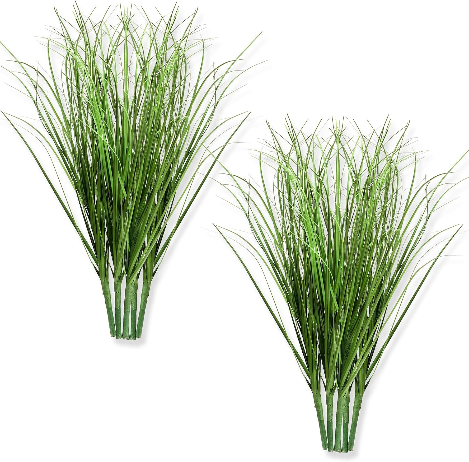 10 PCS Artificial Plants Onion Grass, Faux Shrubs Wheat Grass Greenery Stems