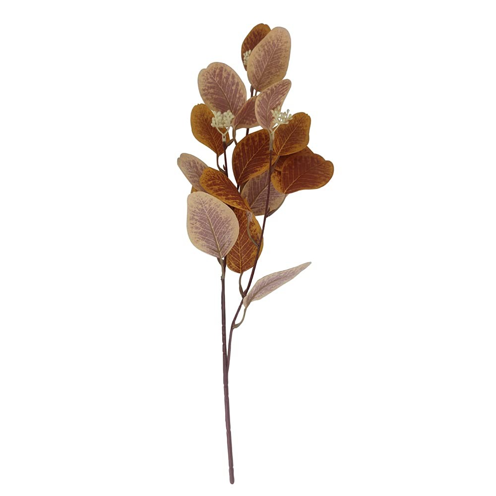 4Pcs Artificial Eucalyptus Leaves Stems Faux Eucalyptus Plant Branches for Va…