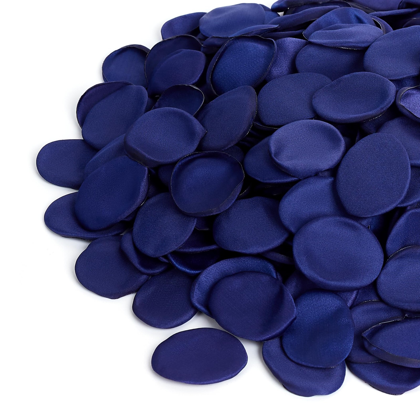 400Pcs Blue Real Touch Silk Fake Rose Petals for Wedding Decor
