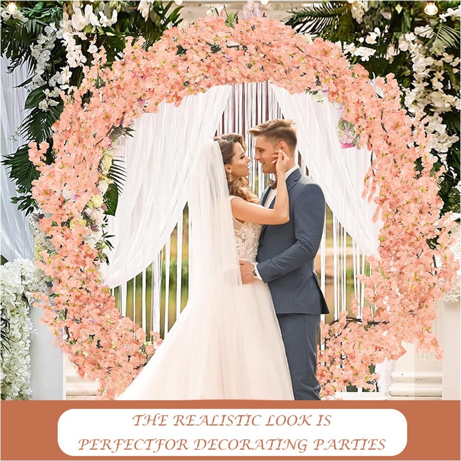 Artificial cherry tree, fake cherry tree Artificial champagne pink cherry tree
