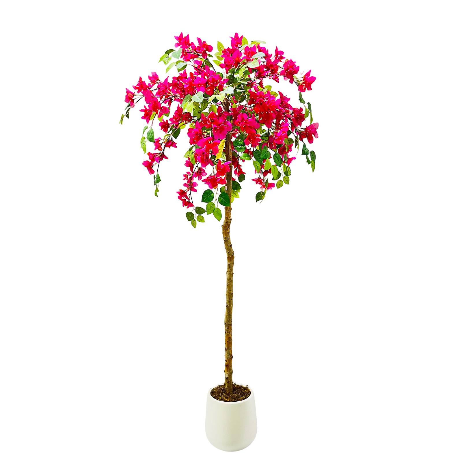 Artificial Bougainvillea Tree 120 150 180cm Indoor Fake Plant Real Wood Trunk