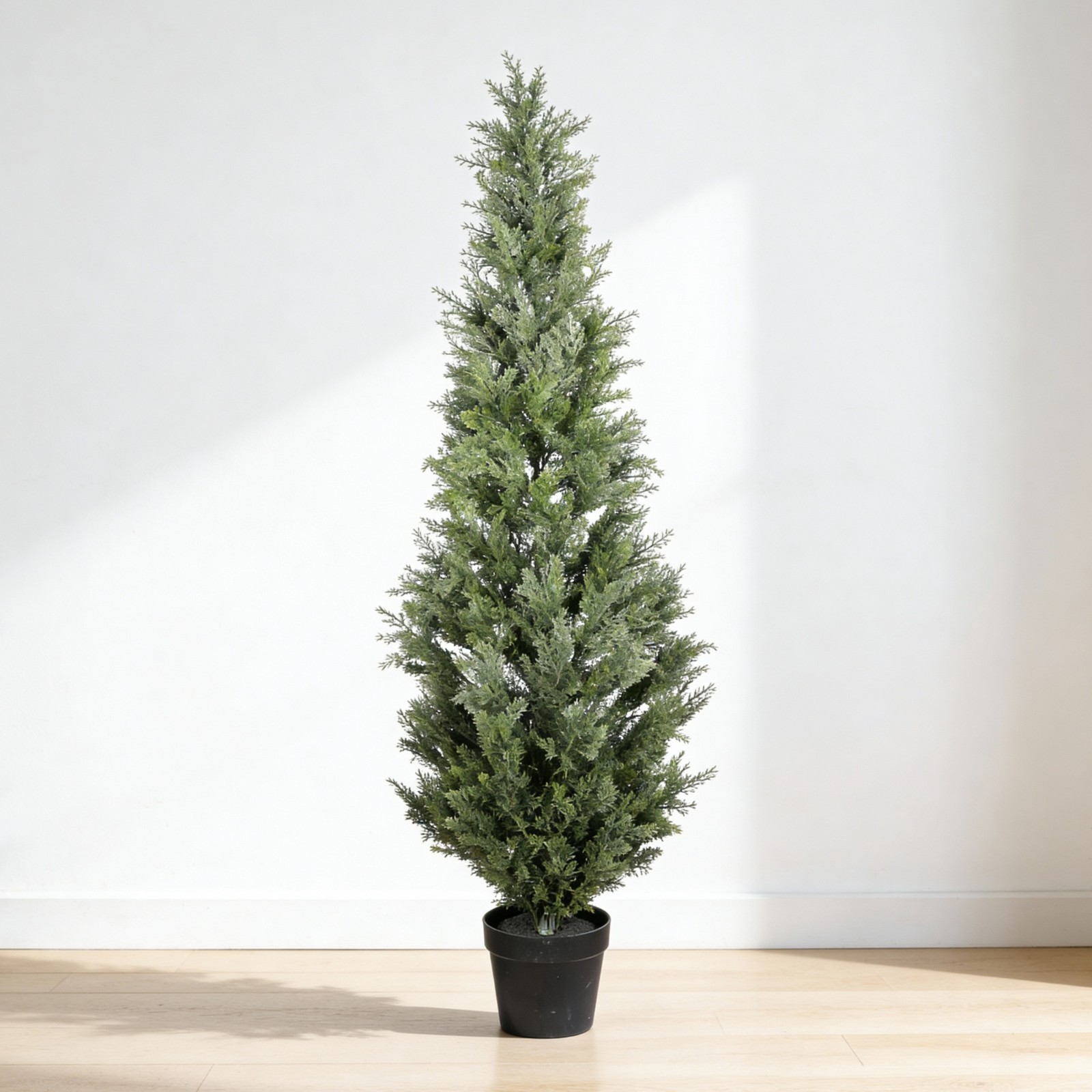 5FT Artificial Cypress Tree Tall Realistic Indoor Outdoor Plants for Home Decor