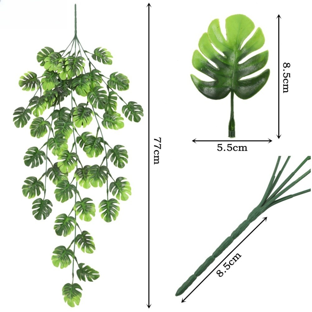 Artificial Rattan Style Vine for Balcony Terrace Wall Garden Decoration