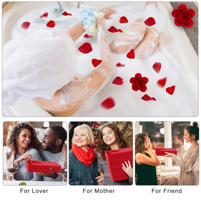 Scented Soap Rose Flower Gift Box 18 PCS Romantic Decor Valentine’s Day New