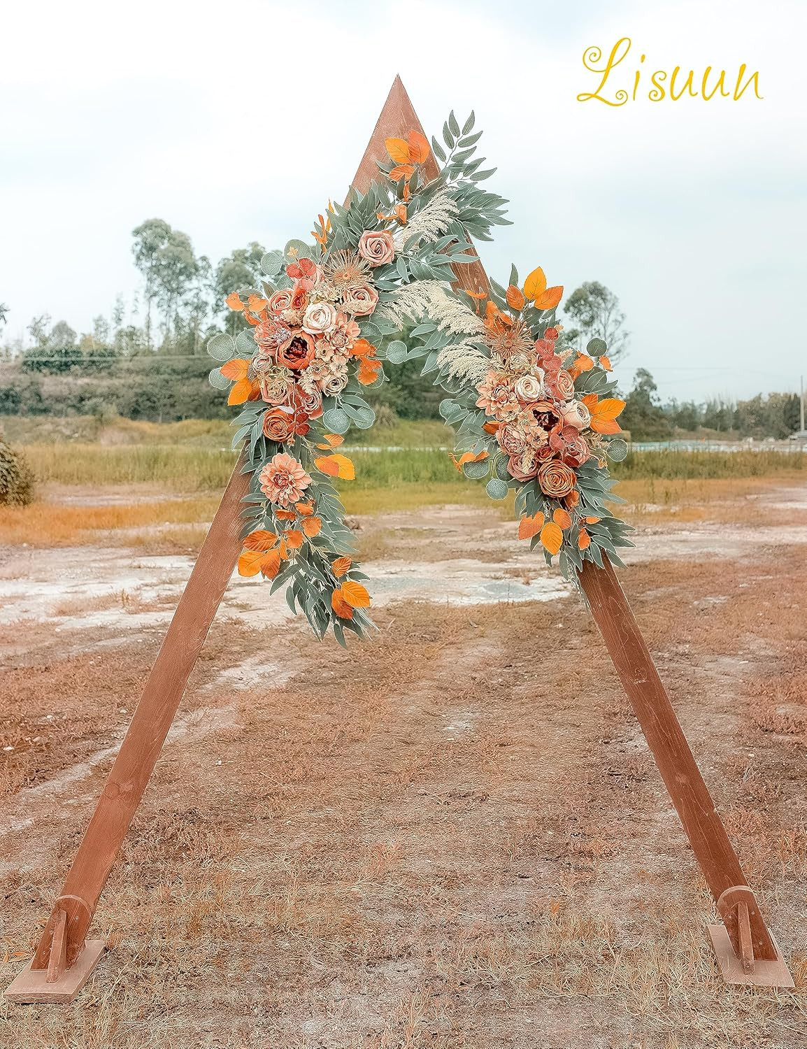 Boho Wedding Arch Flowers – Pack of 2 Large Artificial Floral Swags