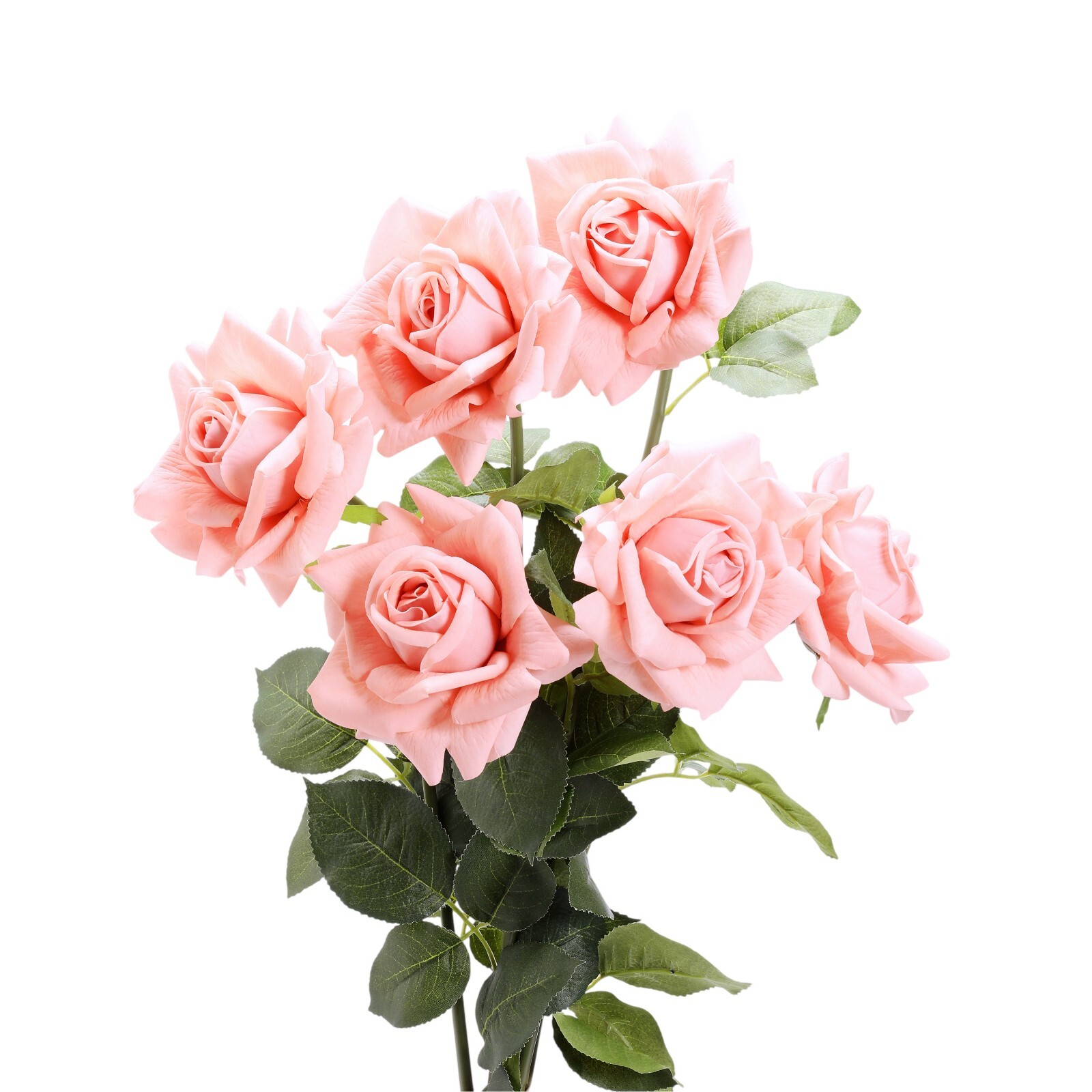 6-Pcs Artificial Rose High Simulation Bionic Technology Flowers Gift