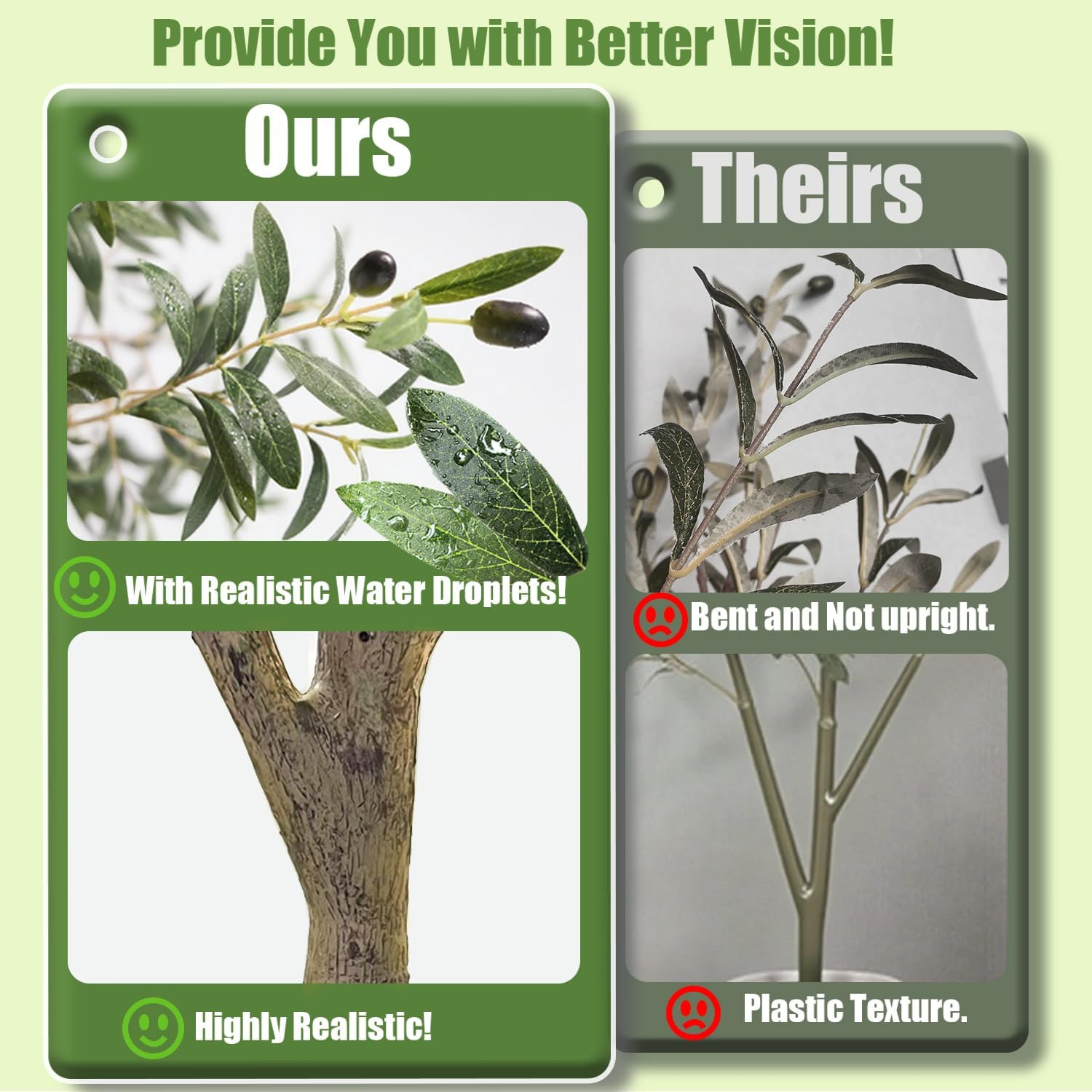 4 FT Artificial Olive Tree with Realistic Green Foliage and Natural Look Indoor