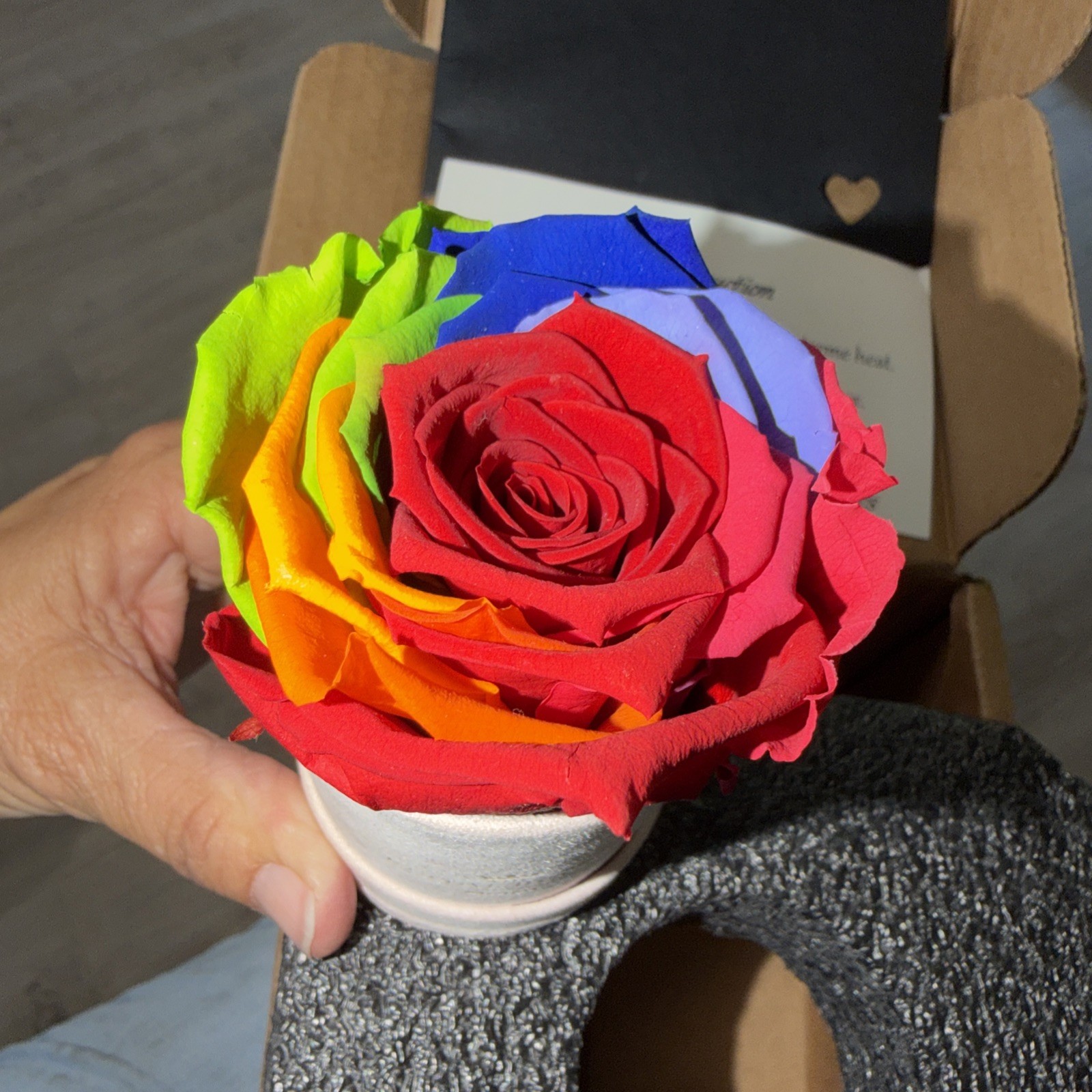 The Royal Rose Miami Preserved Rose New In Box