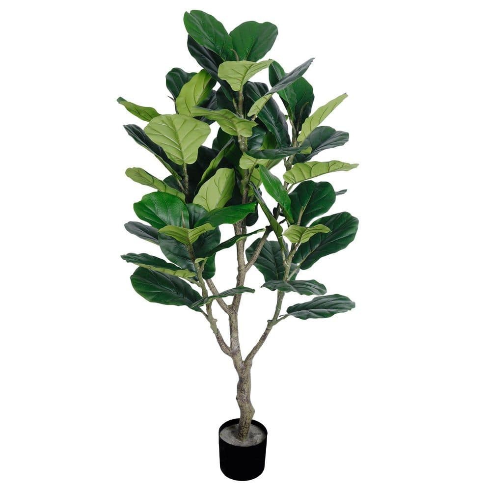 New Artificial Fiddle Leaf Fig Tree Ficus Faux Indoor Outdoor Garden Home Decor