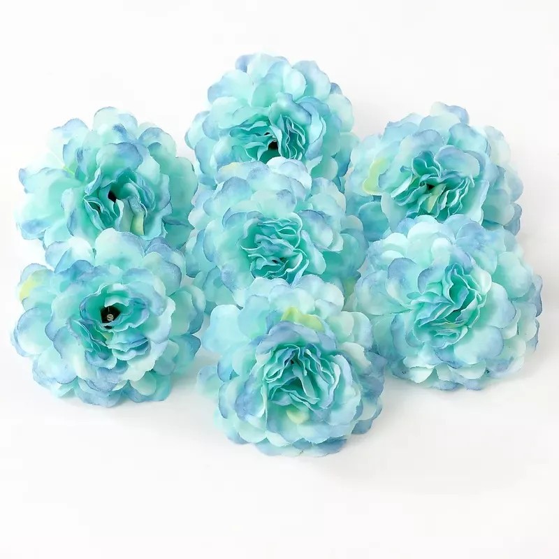 10/20PCs Rose Artificial Flowers 4.5cm Fake Flower Head