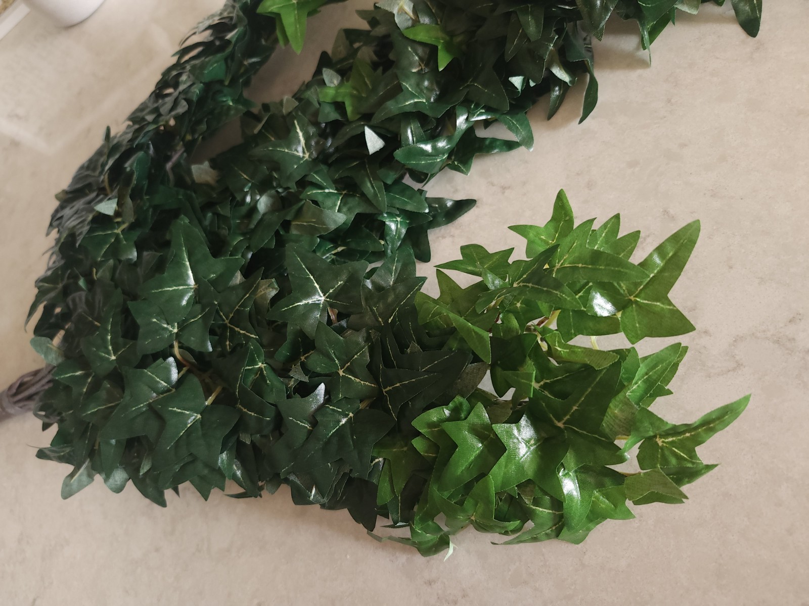 New Artificial Silk Faux Green Ivy Plant Pick Stem Bunch Approx 31″ 14″ Inches