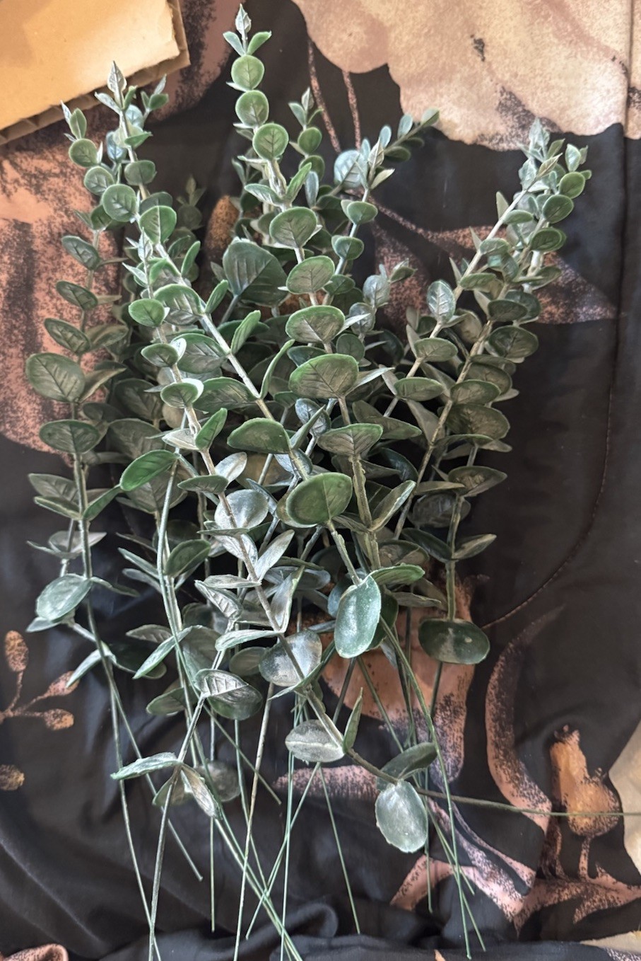 Lot of 19 Artificial Eucalyptus Stems Faux Greenery Farmhouse Wedding Decor