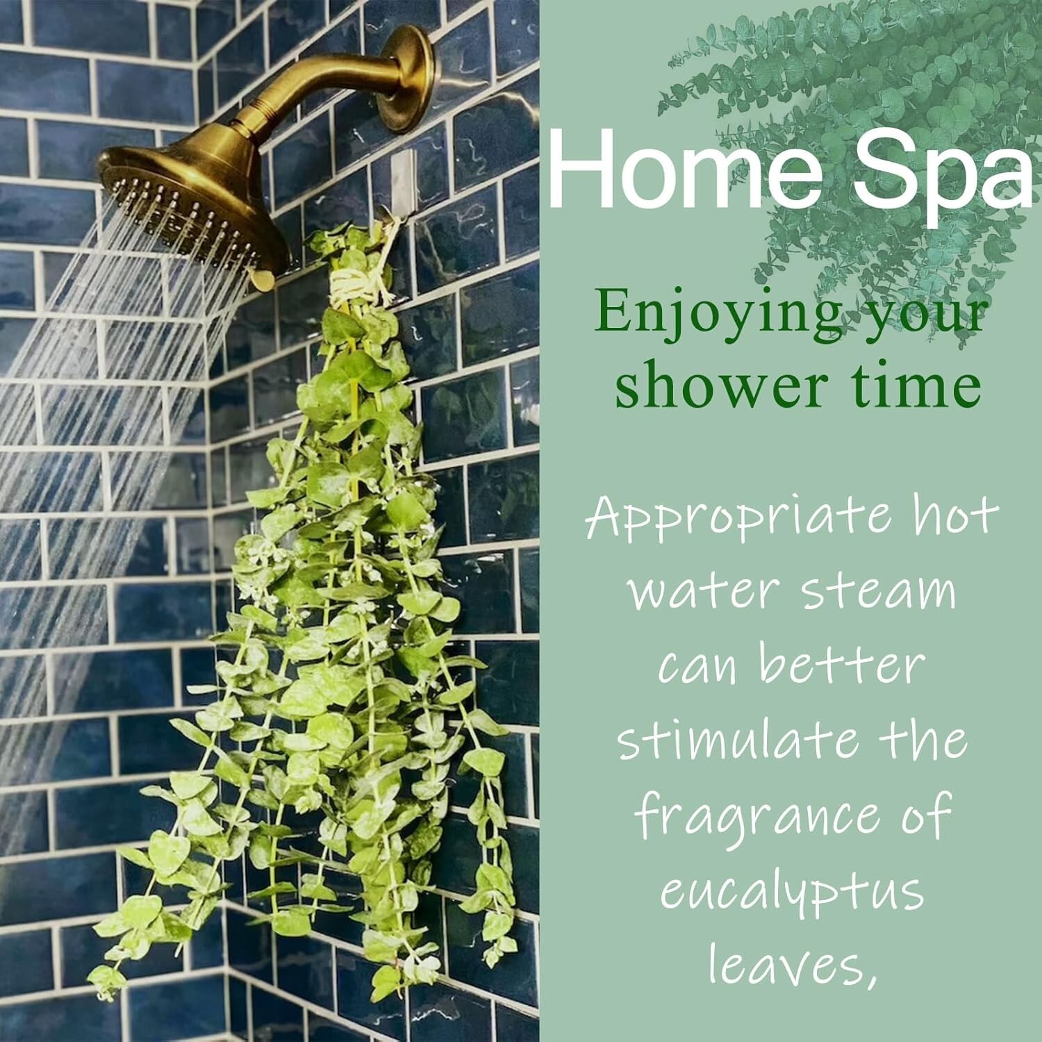 12 PCS Eucalyptus for Shower,17″ Natural Fresh Hanging Eucalyptus Stems,Real Euc