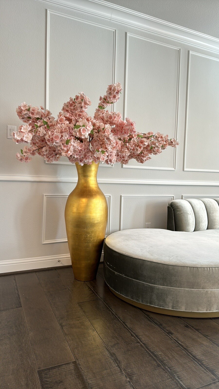 NWT EXTRA LONG CHERRY BLOSSOM STEM EXTRA FULL Faux Flower