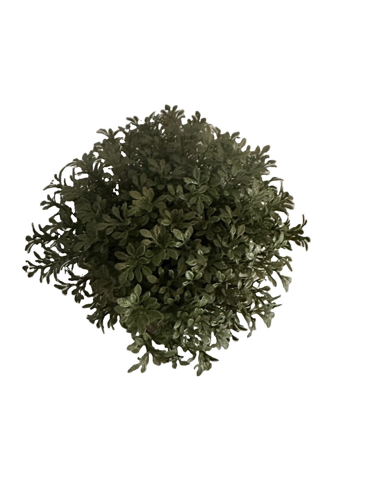 Faux Houseplant Tabletop Artificial Green Plant In Faux Ceramic Square – Decor
