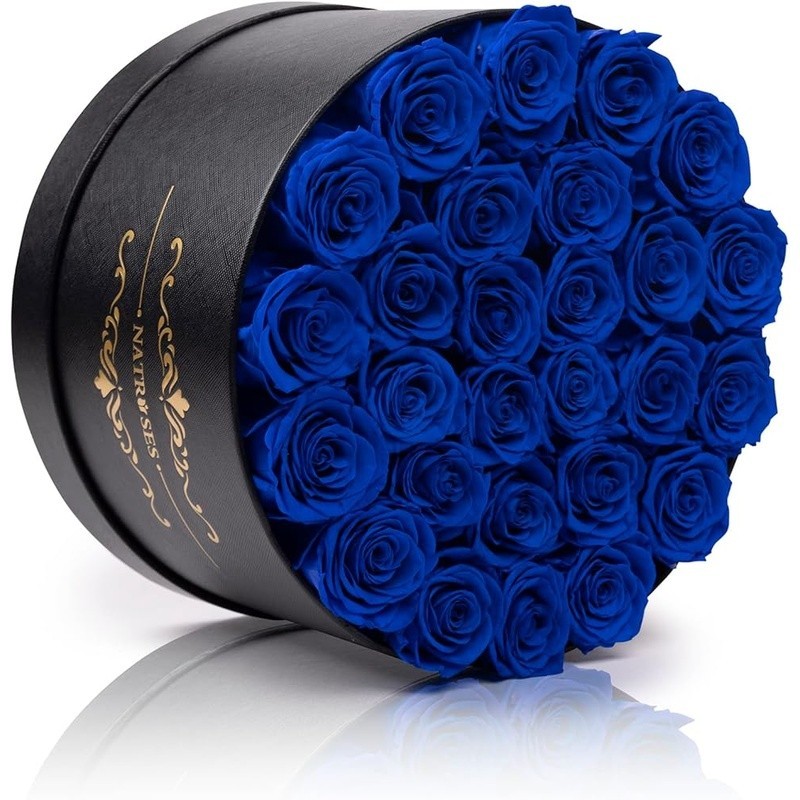 27 Preserved Roses Handmade Gift Box Romantic Flowers Her Special Occasions New