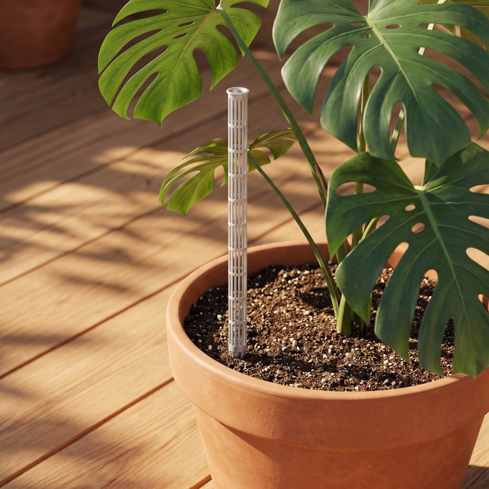 10Pcs Plant Root Ventilation Tubes White Breathable Soil Aeration Stakes