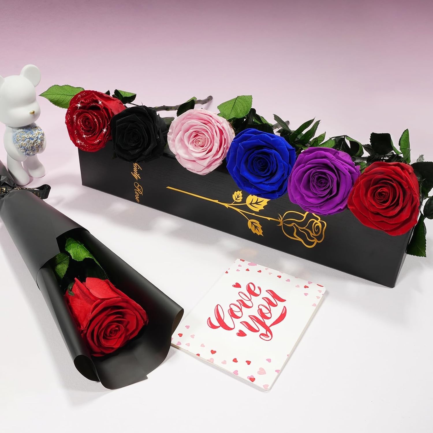 Preserved Flower Rose Gifts for Women, Birthday, Mother’s Day, Valentine’s Day