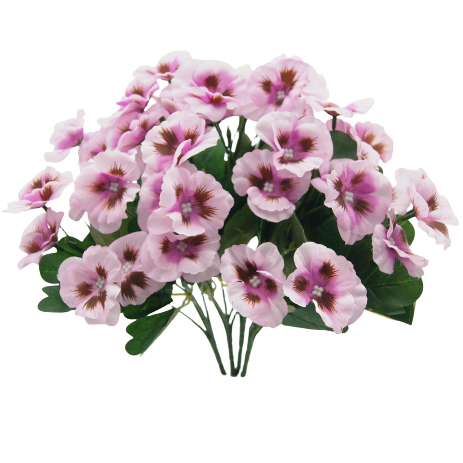 LILOCOO 4PCS Artificial Silk Pansy Flowers Outdoor Spring Flowers Pansies Wil…