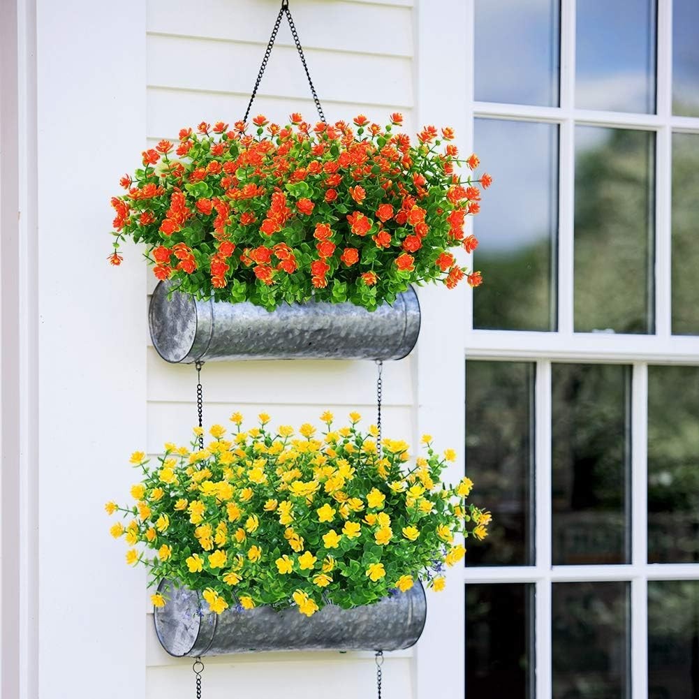Versatile 6 Pack of Realistic Faux Flowers – Perfect for Home & Wedding Decor