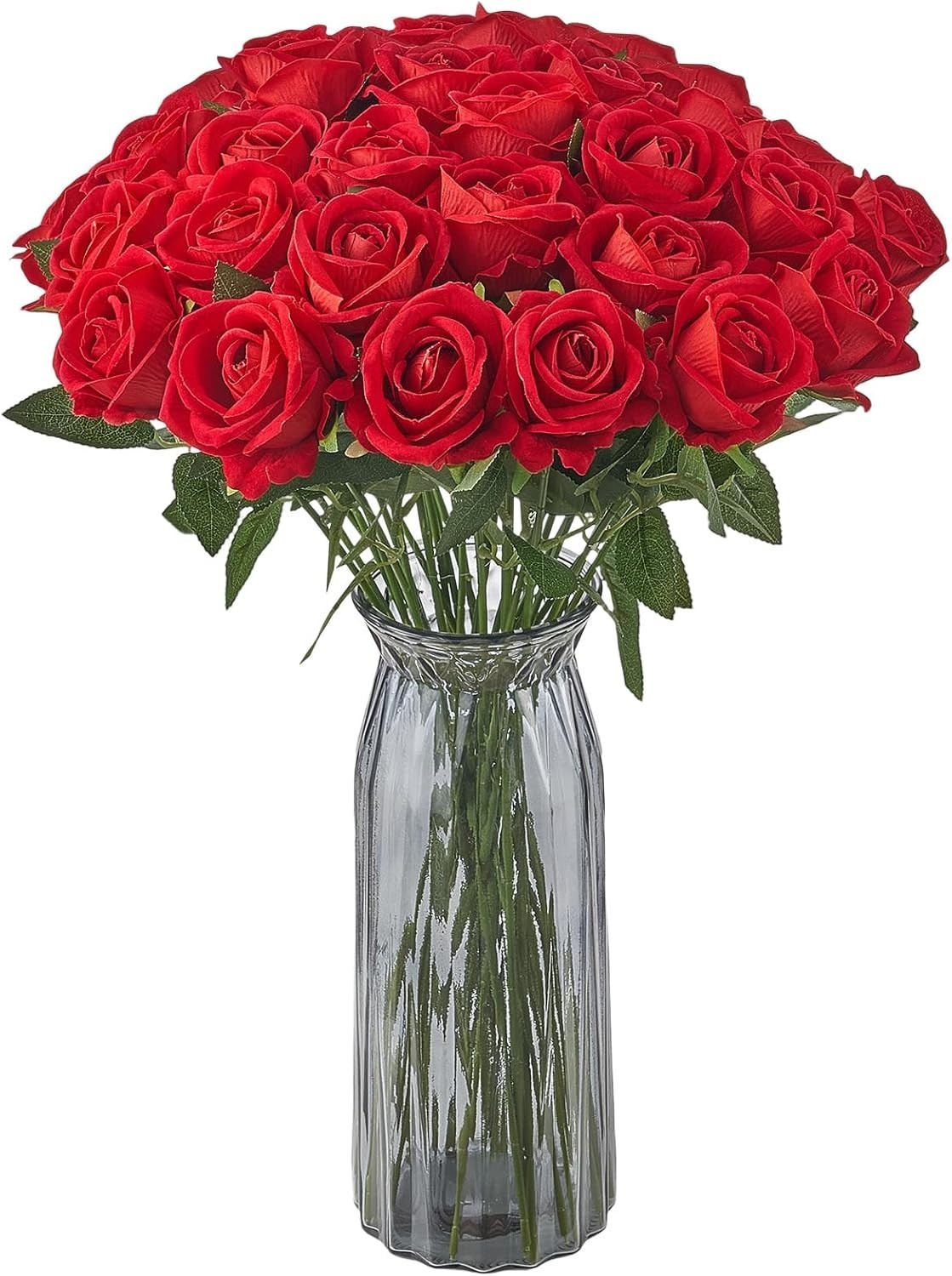 500 Pcs Red Foam Roses – Realistic Fake Flowers for Weddings & Decor3