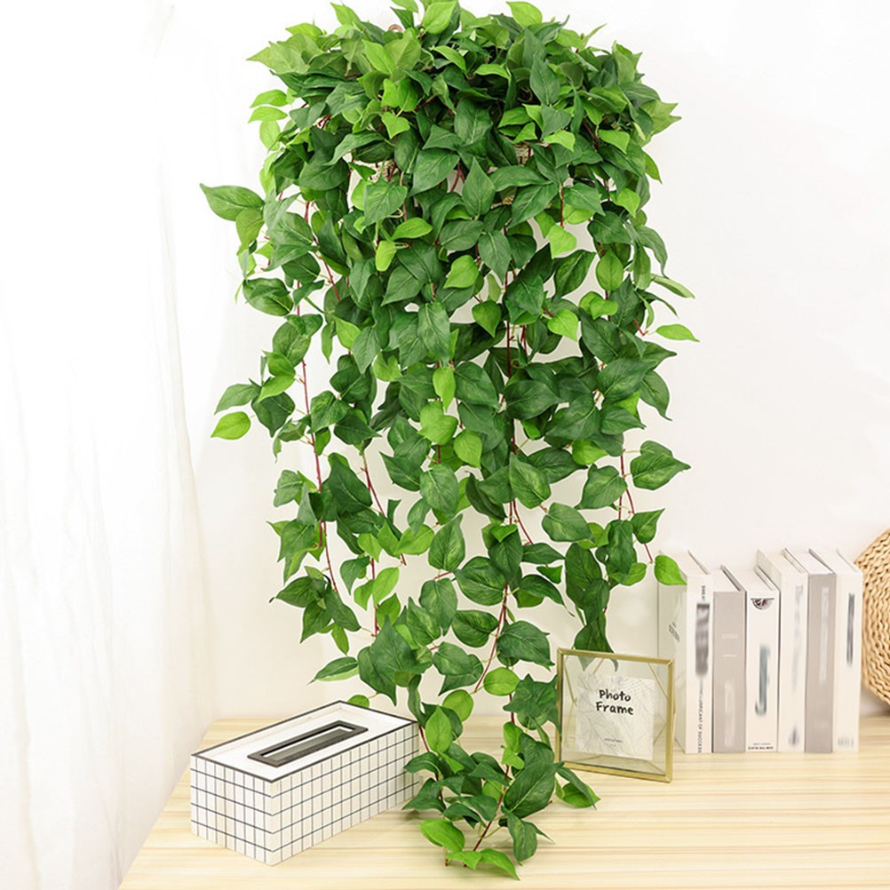 Green Silk Cloth Simulation Plant Wall Hanging Vine Decoration 120 cm