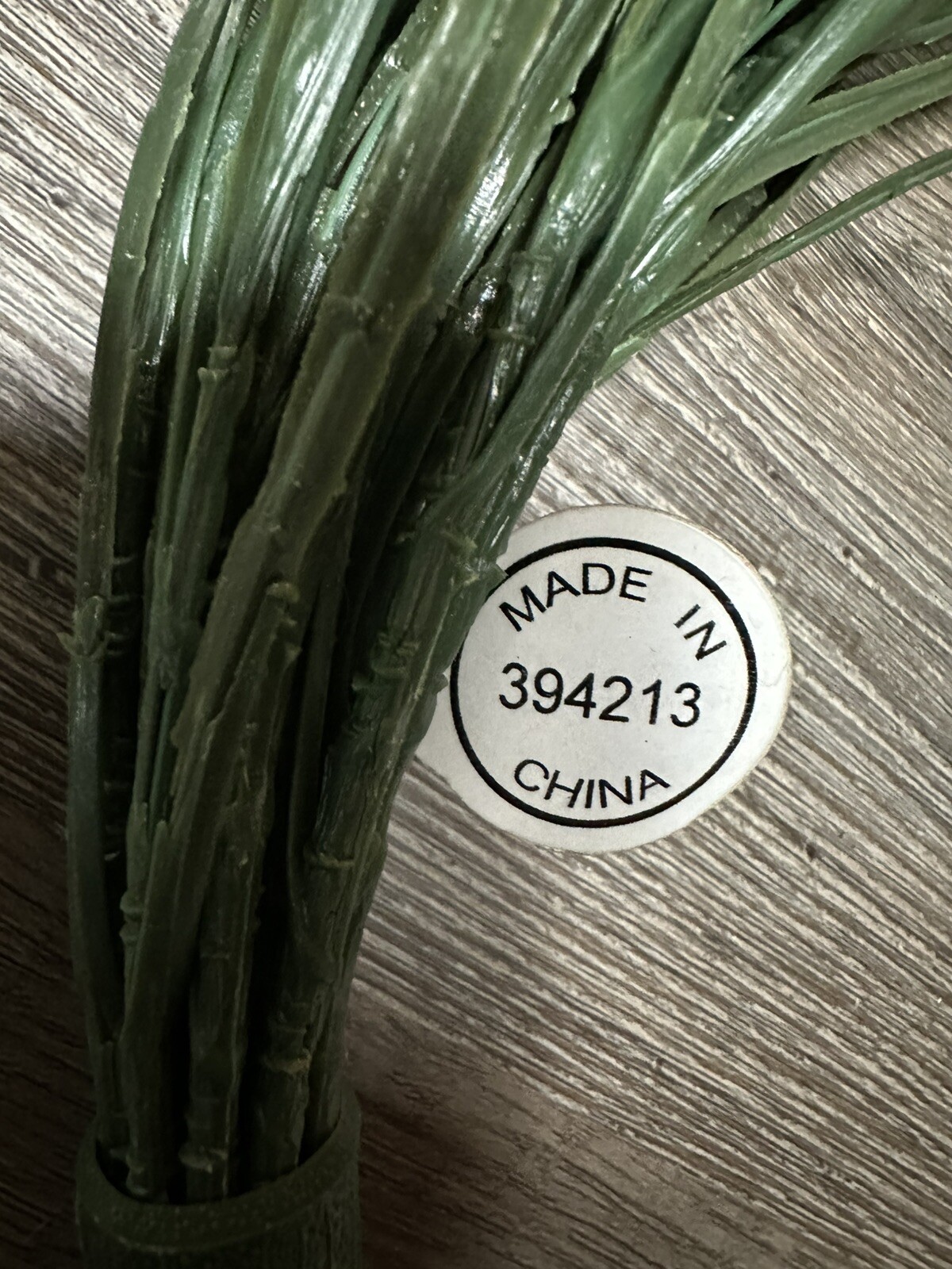 Artificial Green Pine Needles Branches Pony Tail Shape Twigs Stems Picks Lot 4