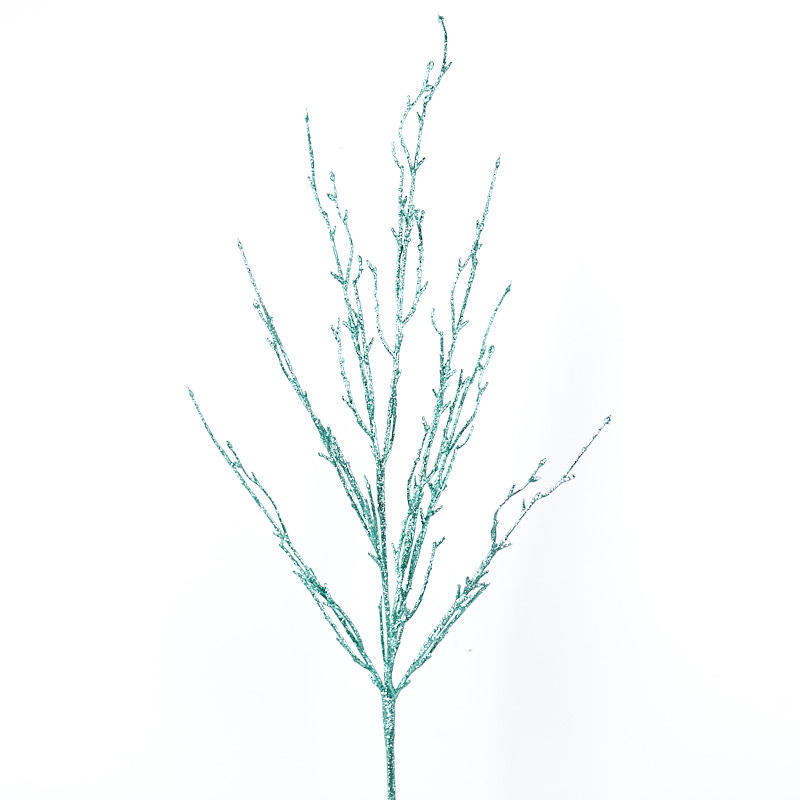 Set of 2 Sparkling Turquoise Artificial Twig 36″ Sprays