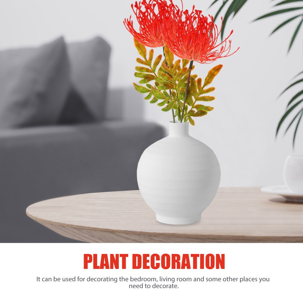 Red Reusable Plastic Lily Flower Picks for Home and Event Decoration