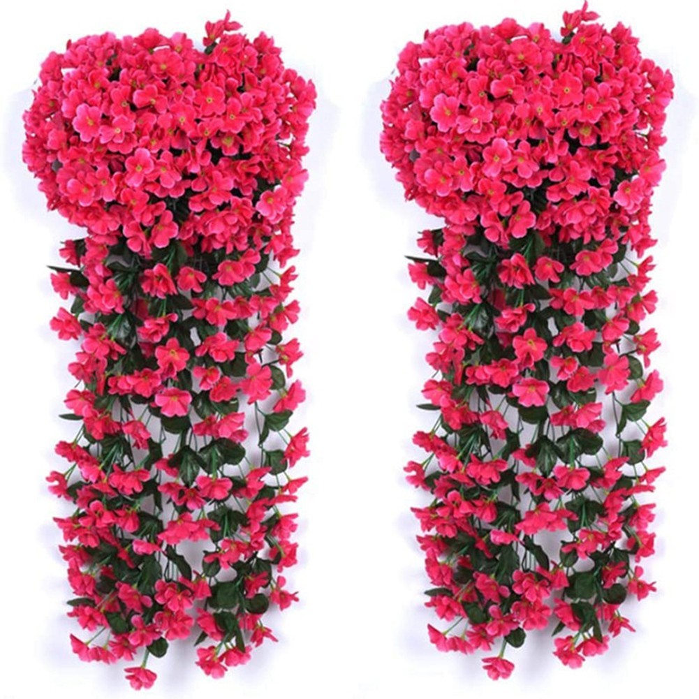 Long Wisteria Flower Vines for Outdoor Indoor Decoration 80cm 2pcs Set