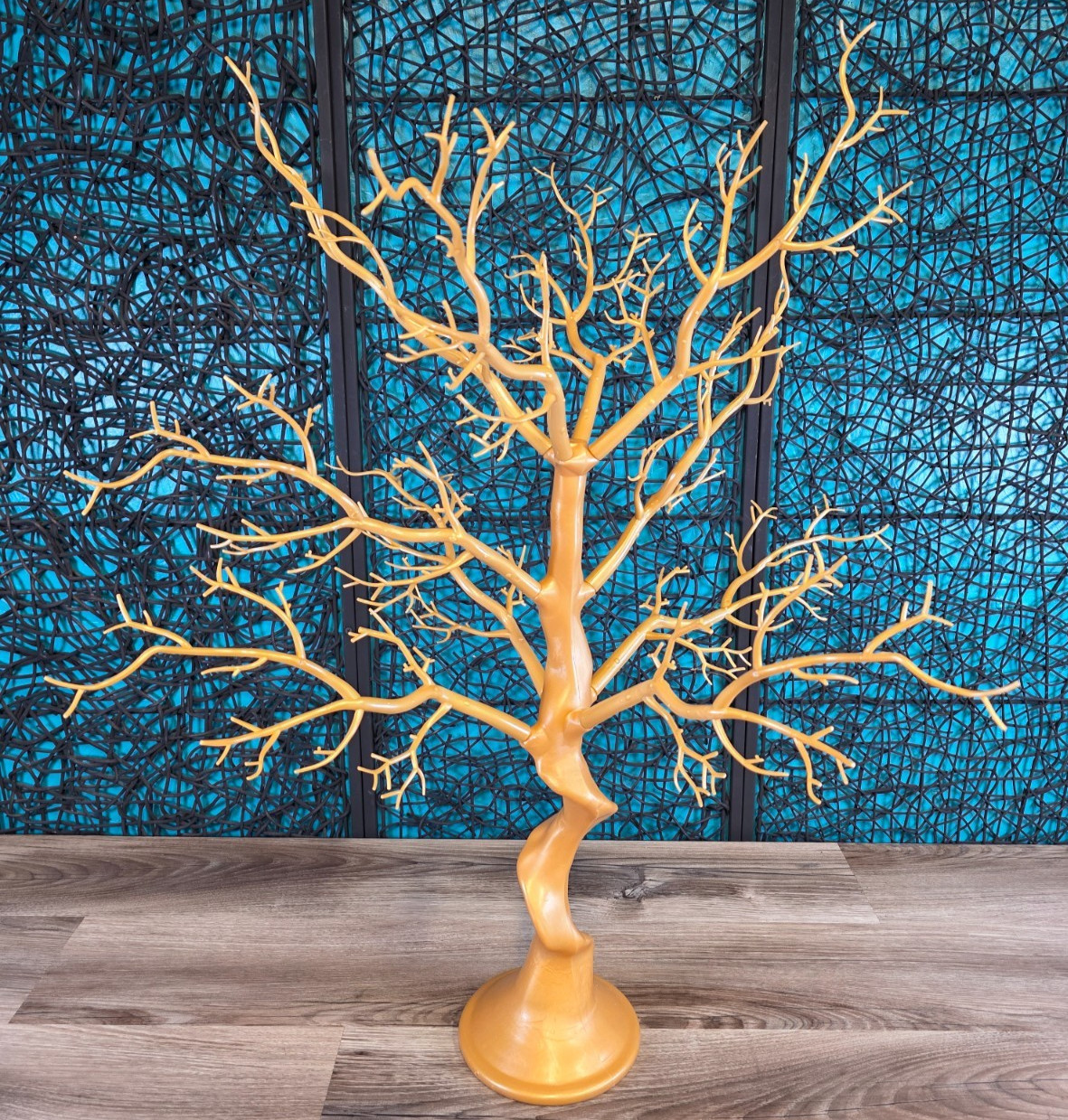 Tree Table Decoration Centerpiece 30″ Gold Plastic Holiday Party Wedding Display