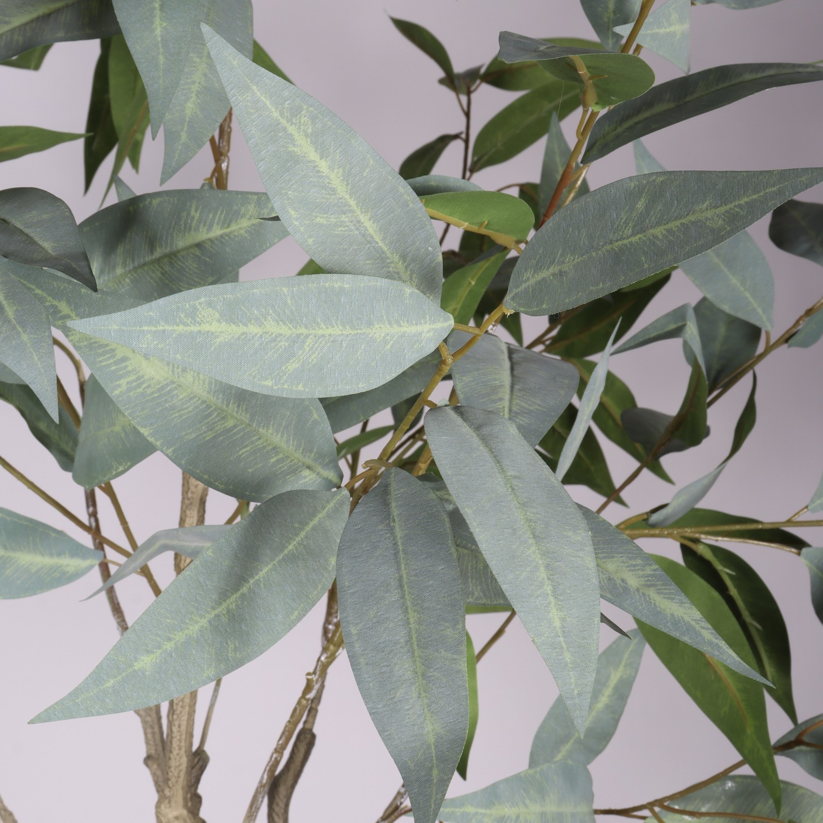 5FT Artificial Eucalyptus Tree with Black Plastic Pot for Home Indoor Decoration
