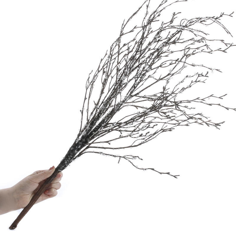 Package of 2 of Whispy Artificial Icy Birch Branch 28″ Sprays