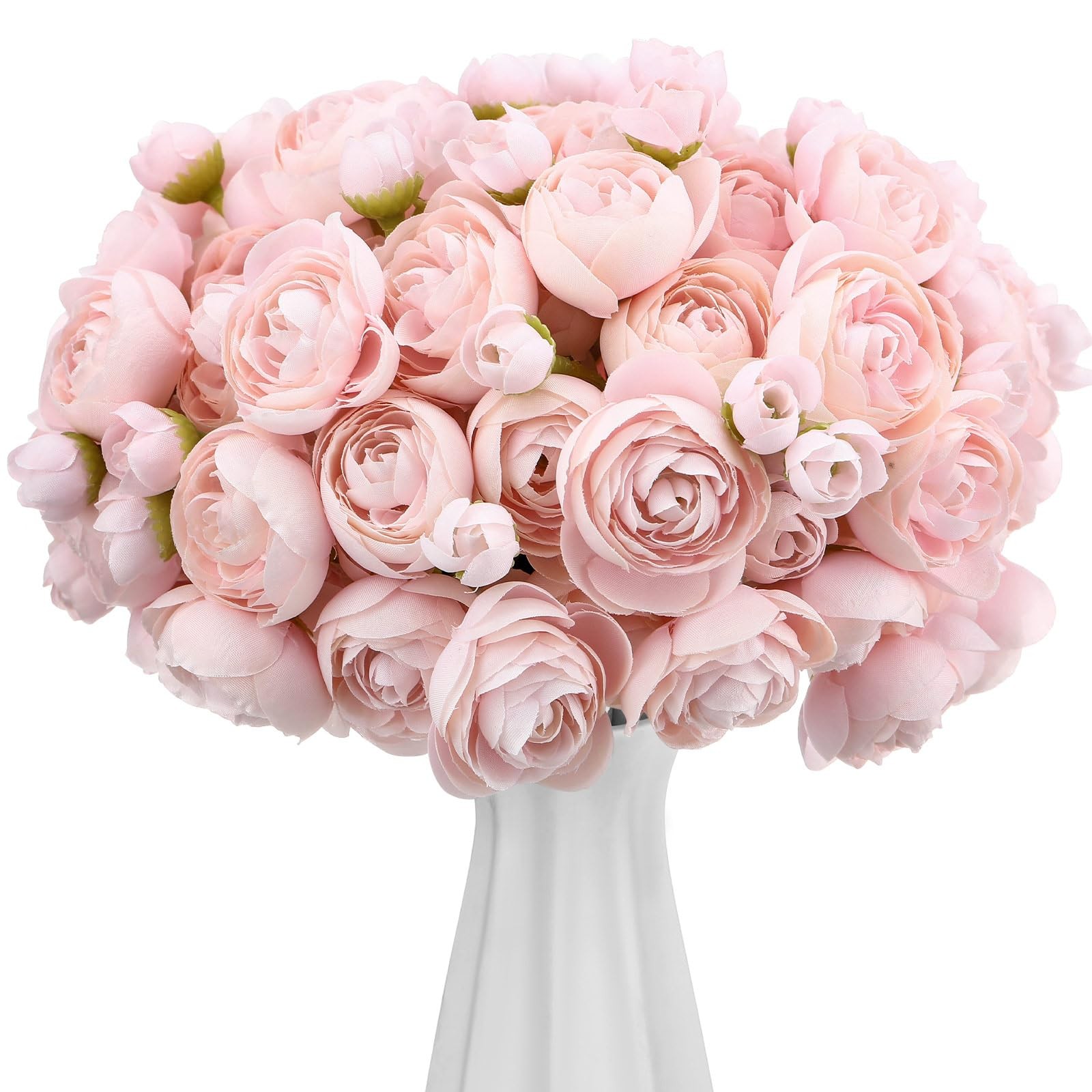 48 Pcs Ranunculus Artificial Flower,Real to Lifelike Peonies Artificial Flowe…