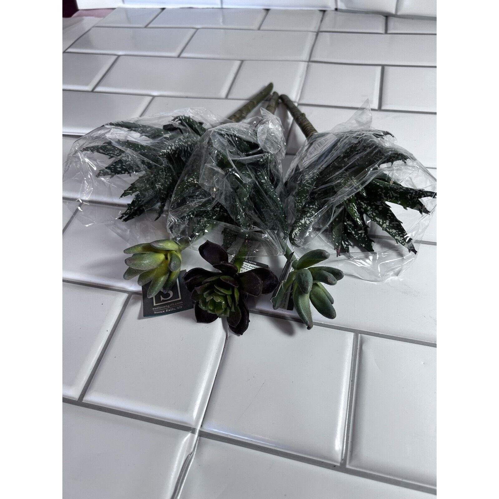 6 Various Artificial Succulents Faux Succulent Plants Home Garden Decor
