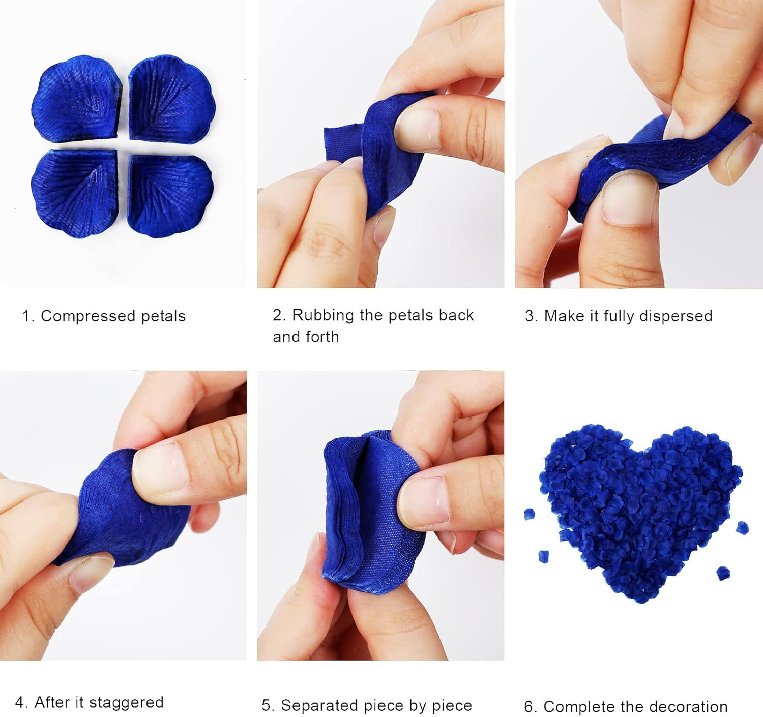 5000 Pcs Rose Petals Artificial Flower for Valentine’S Wedding Decor Romantic Ni