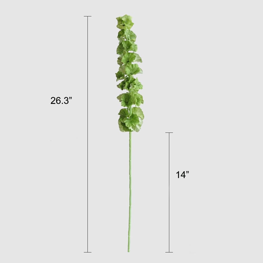 3Pcs Shell Leaf Artificial Flower Bell Grass Flower Bells of Ireland Long Ste…