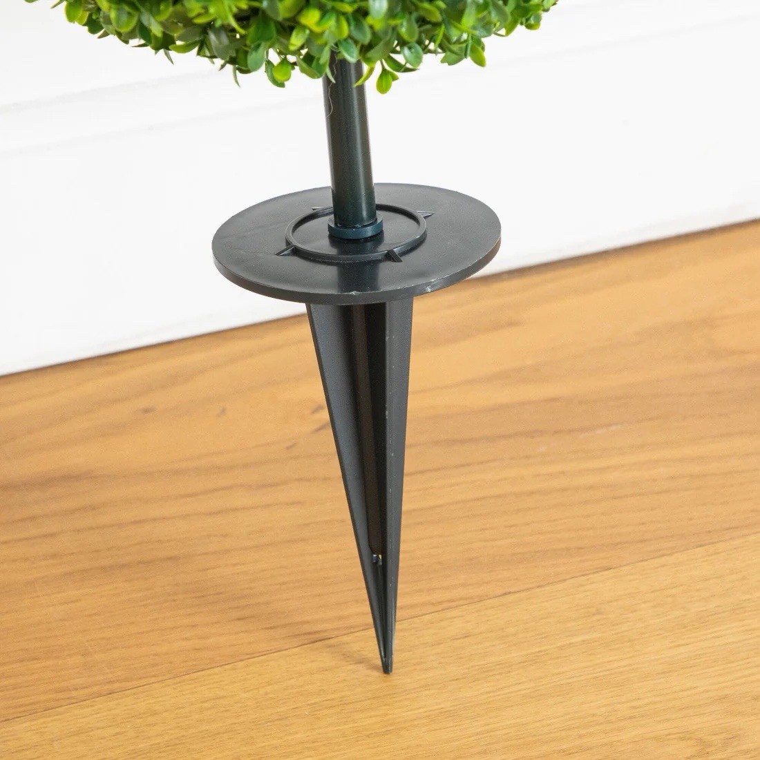 3′ UV Resistant Artificial Boxwood Topiary with Ground Stake (Indoor/Outdoor)