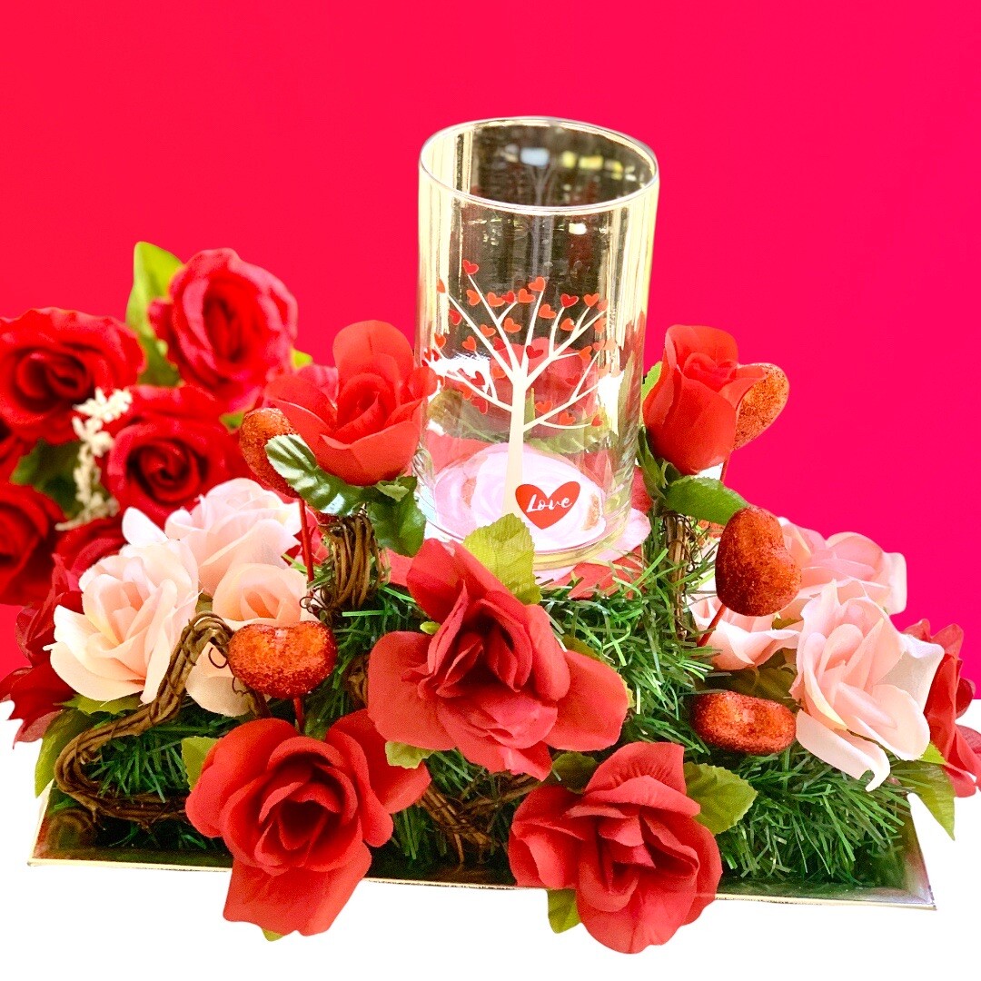 Centerpiece Flower Arrangement Home Love Decor CP00107