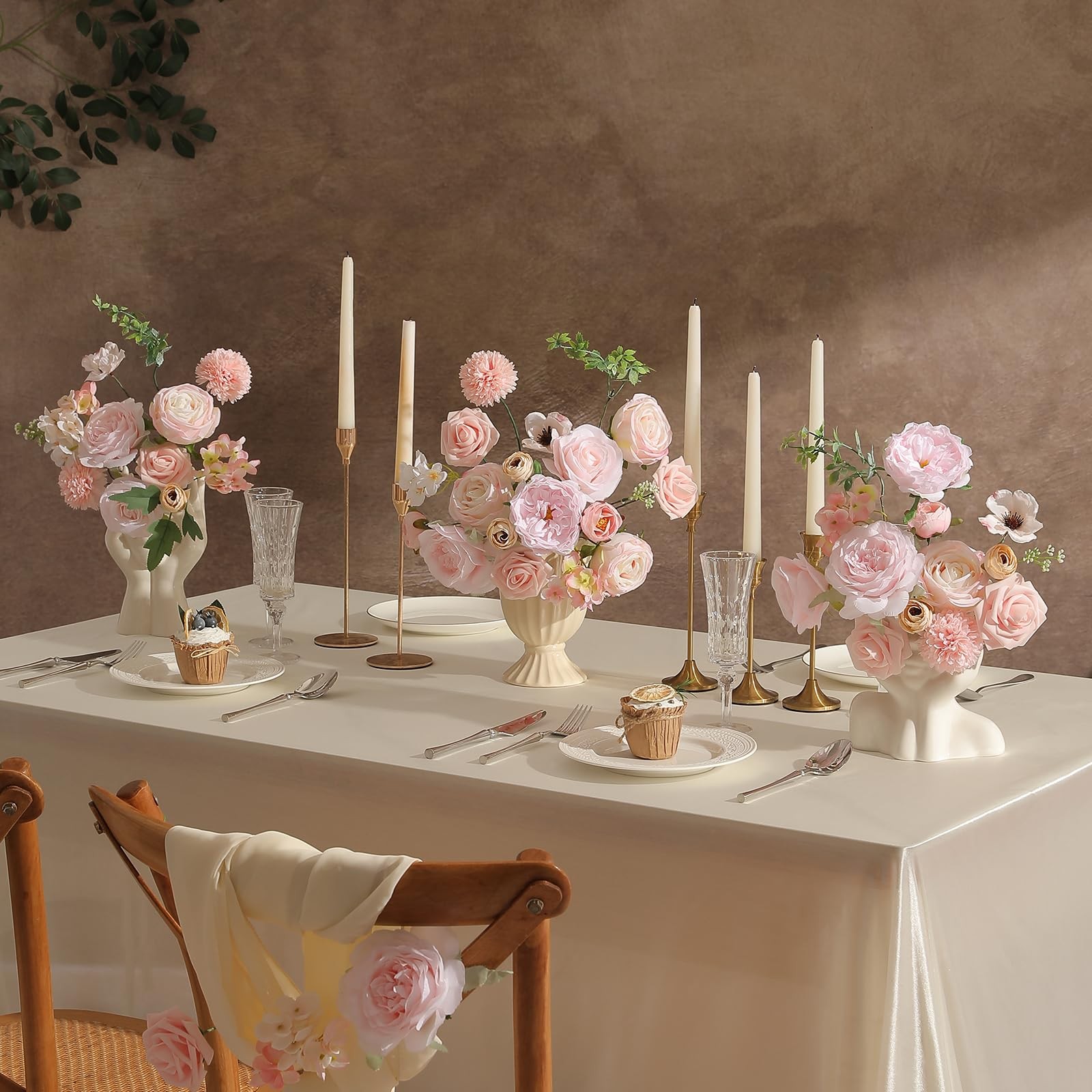 Artificial Flowers Combo for DIY Wedding Bouquets Combo Centerpieces Arrangem…