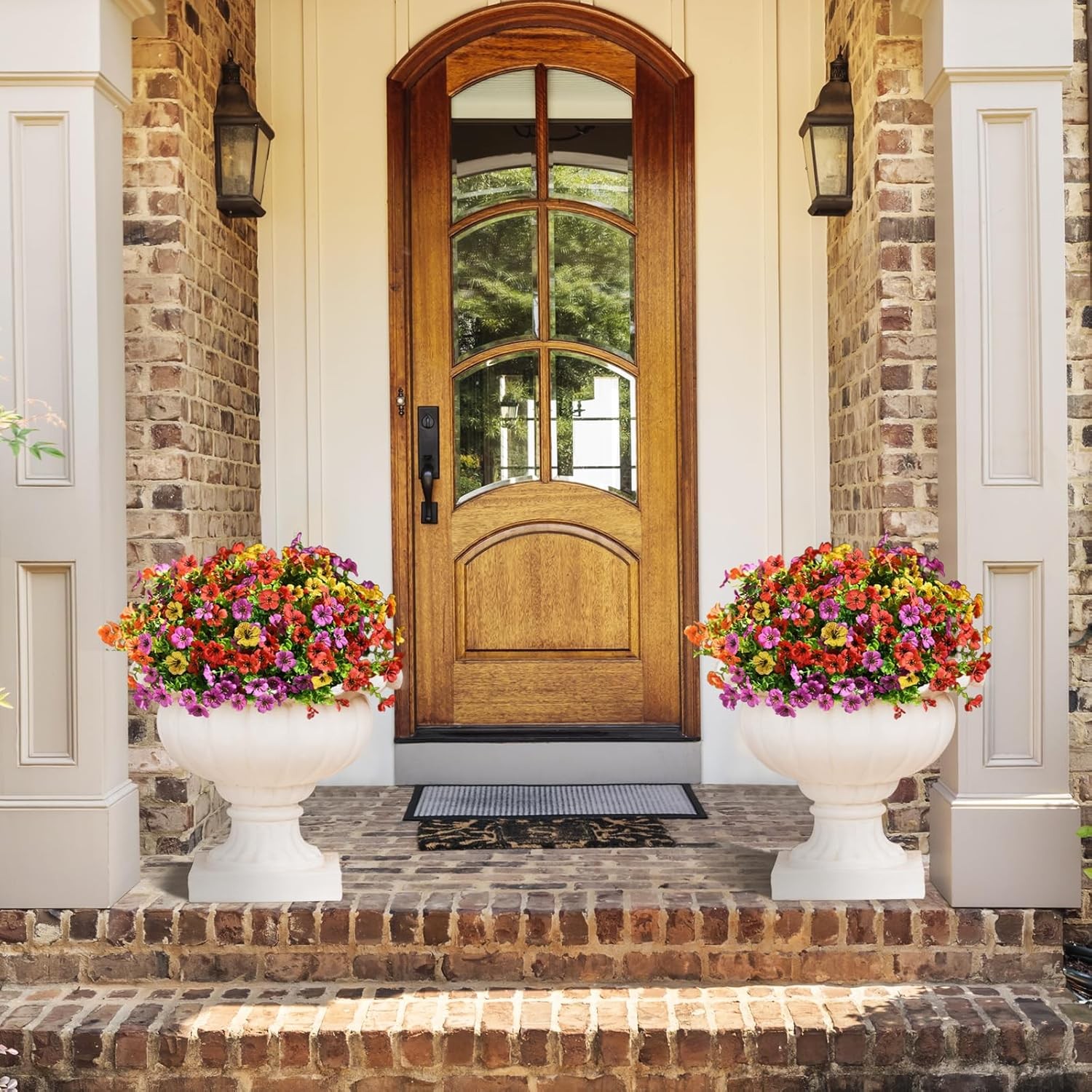 Artificial Outdoor Flowers Faux Plants for Sale Fake Flowers Garden Spring
