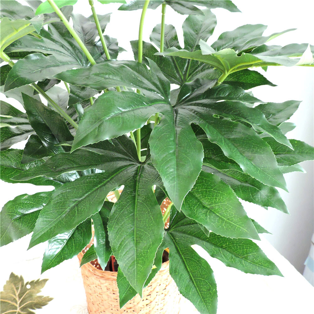 70cm Latex Artificial Evergreen Pachira Plant Tree Home Decor Green