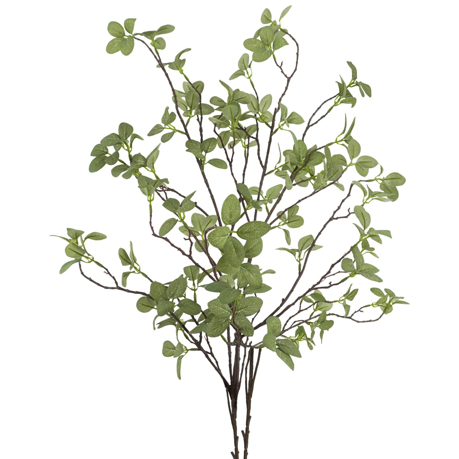 Ruidazon 2 pcs Artificial Greenery Stems, 41.3’’ Tall Fake Plants Branches Fa…